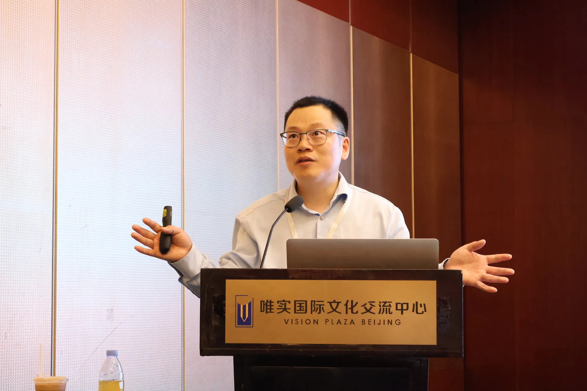 Feng Fu speaking at EGAI 2023