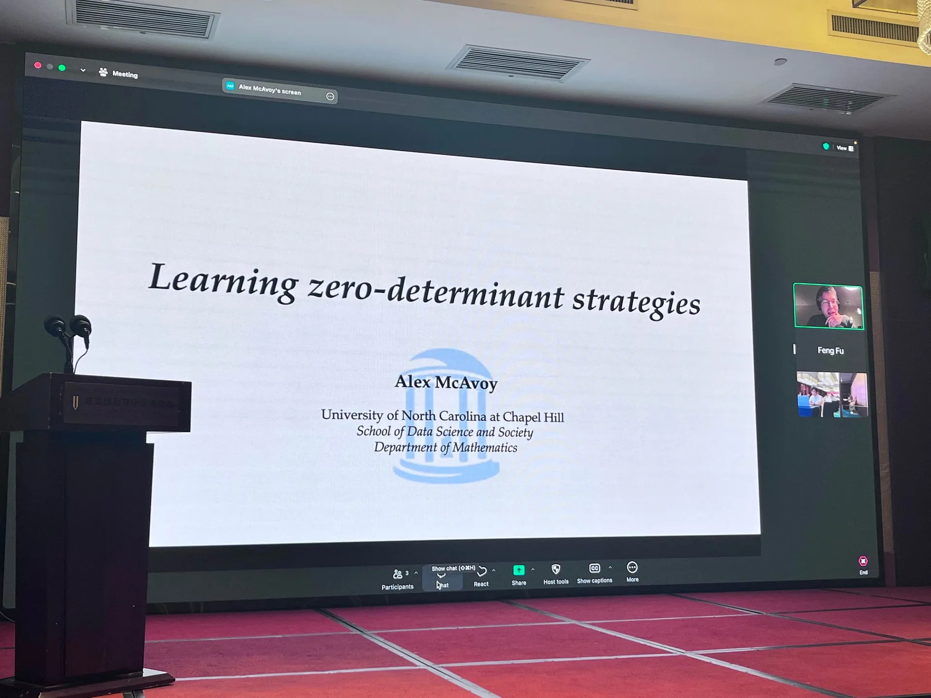 Alex McAvoy speaking at EGAI 2024